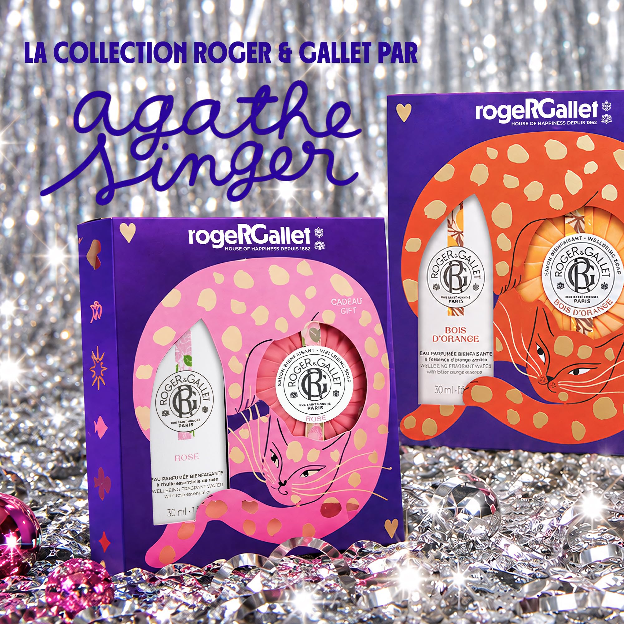 Roger & Gallet coffret 3 crèmes mains Figuier Gingembre Rose 3x30 ml
