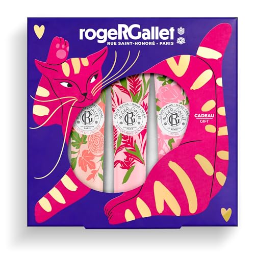 Roger & Gallet coffret 3 crèmes mains Figuier Gingembre Rose 3x30 ml