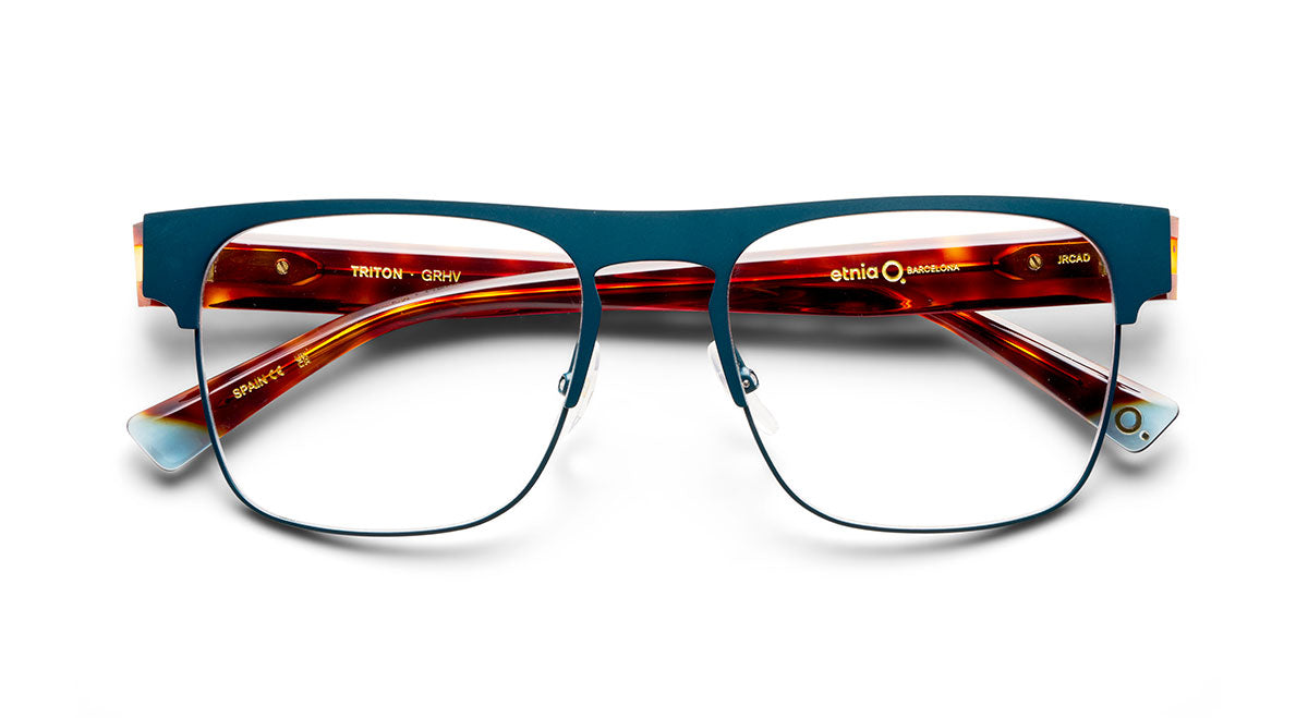 Etnia Barcelona Triton lunettes de vue noires calibre 55