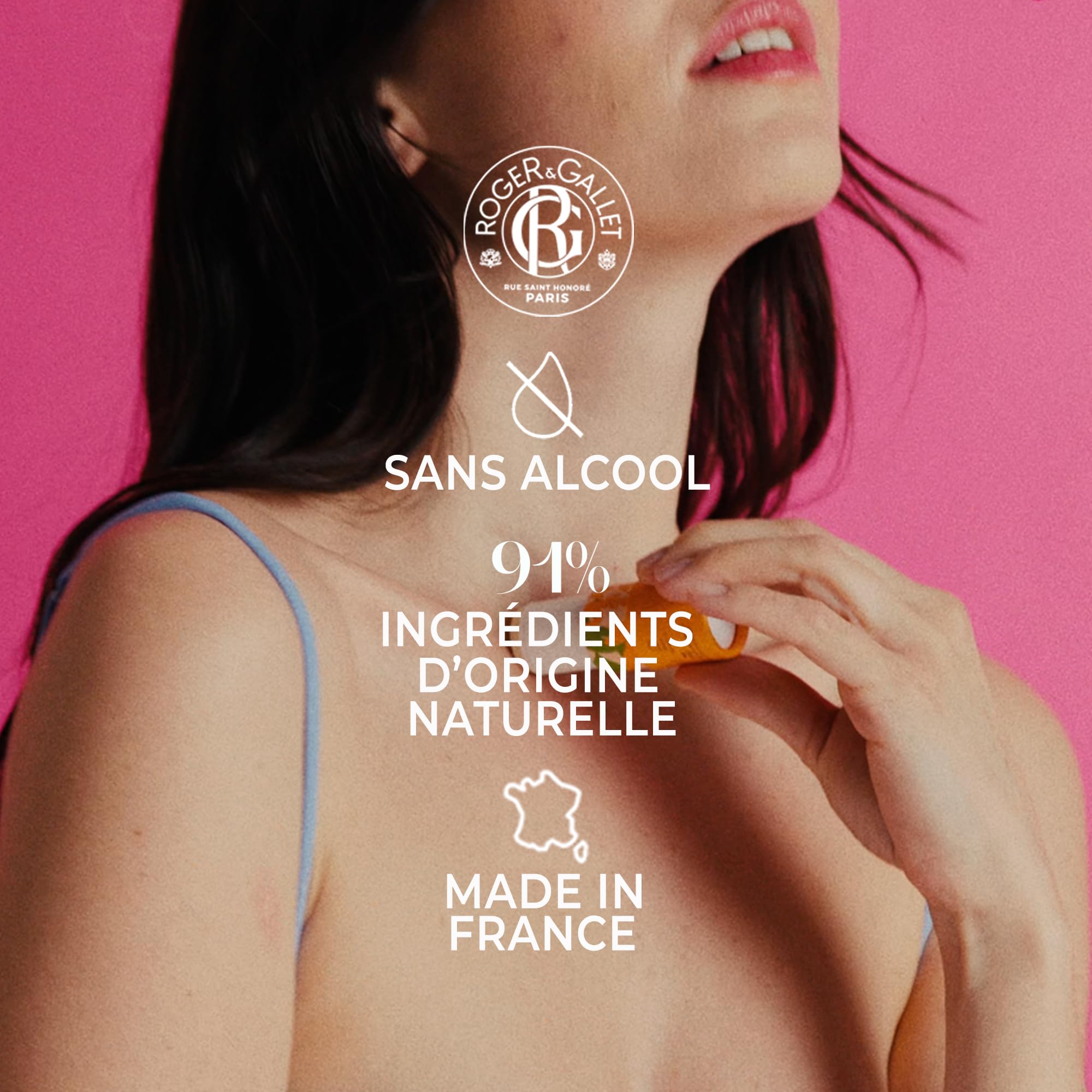 Roger&Gallet Rose parfum solide 5g sans alcool
