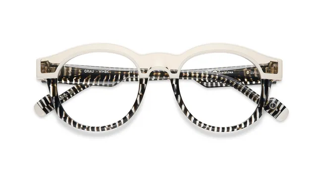 Etnia Barcelona Grau lunettes de vue WH/BK calibre 49