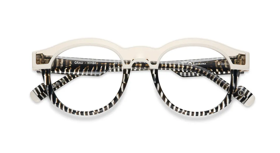 Etnia Barcelona Grau lunettes de vue WH/BK calibre 49