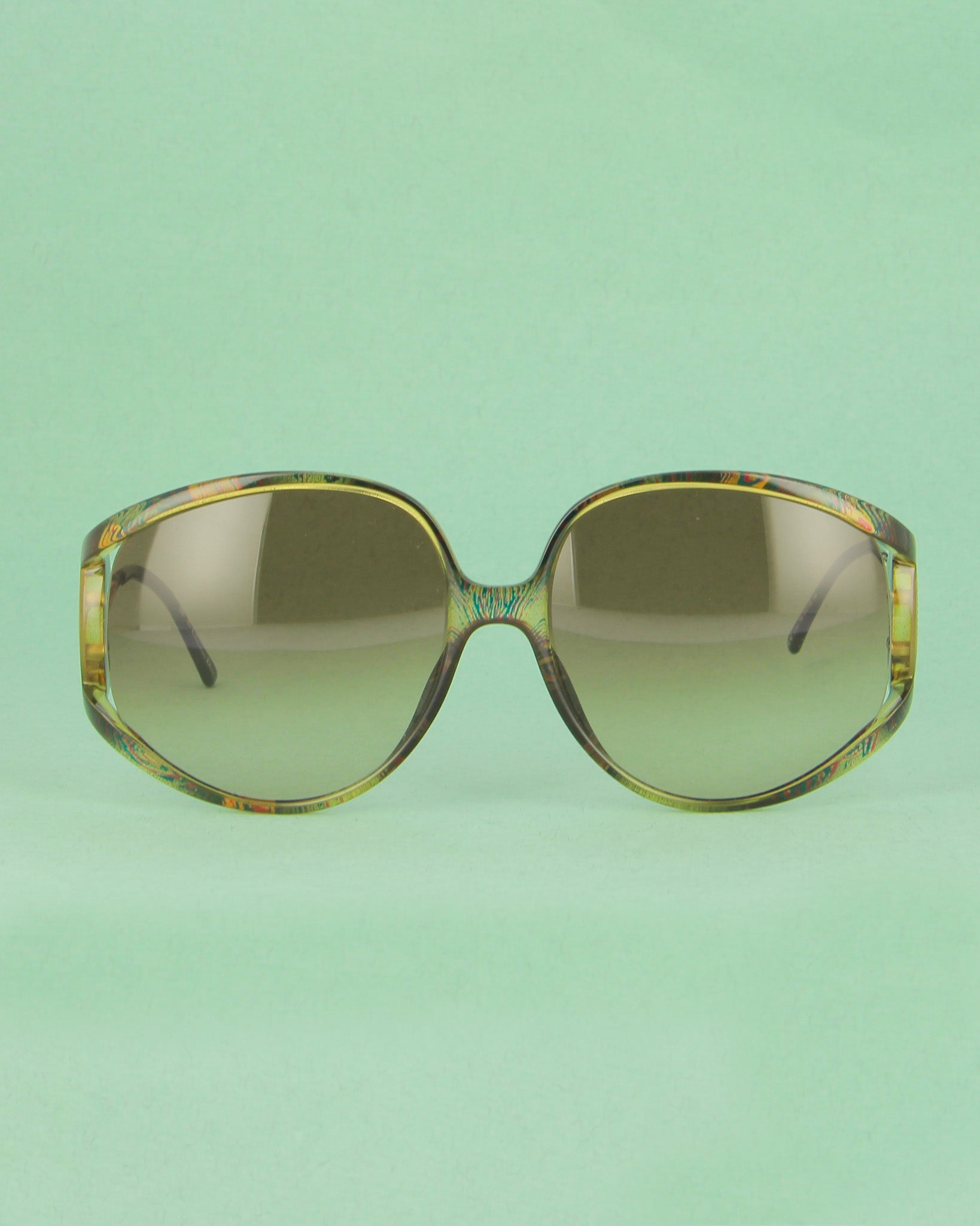 Christian Dior 2757 lunettes de soleil oversize vert