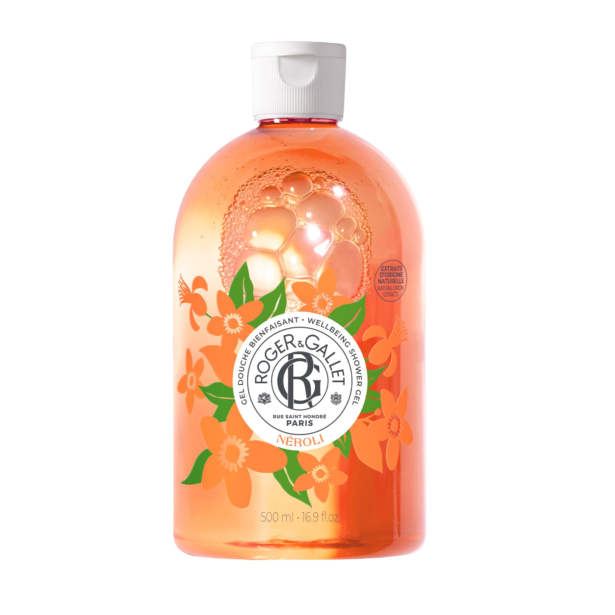 Roger&Gallet Néroli gel douche 500ml fleur d'oranger