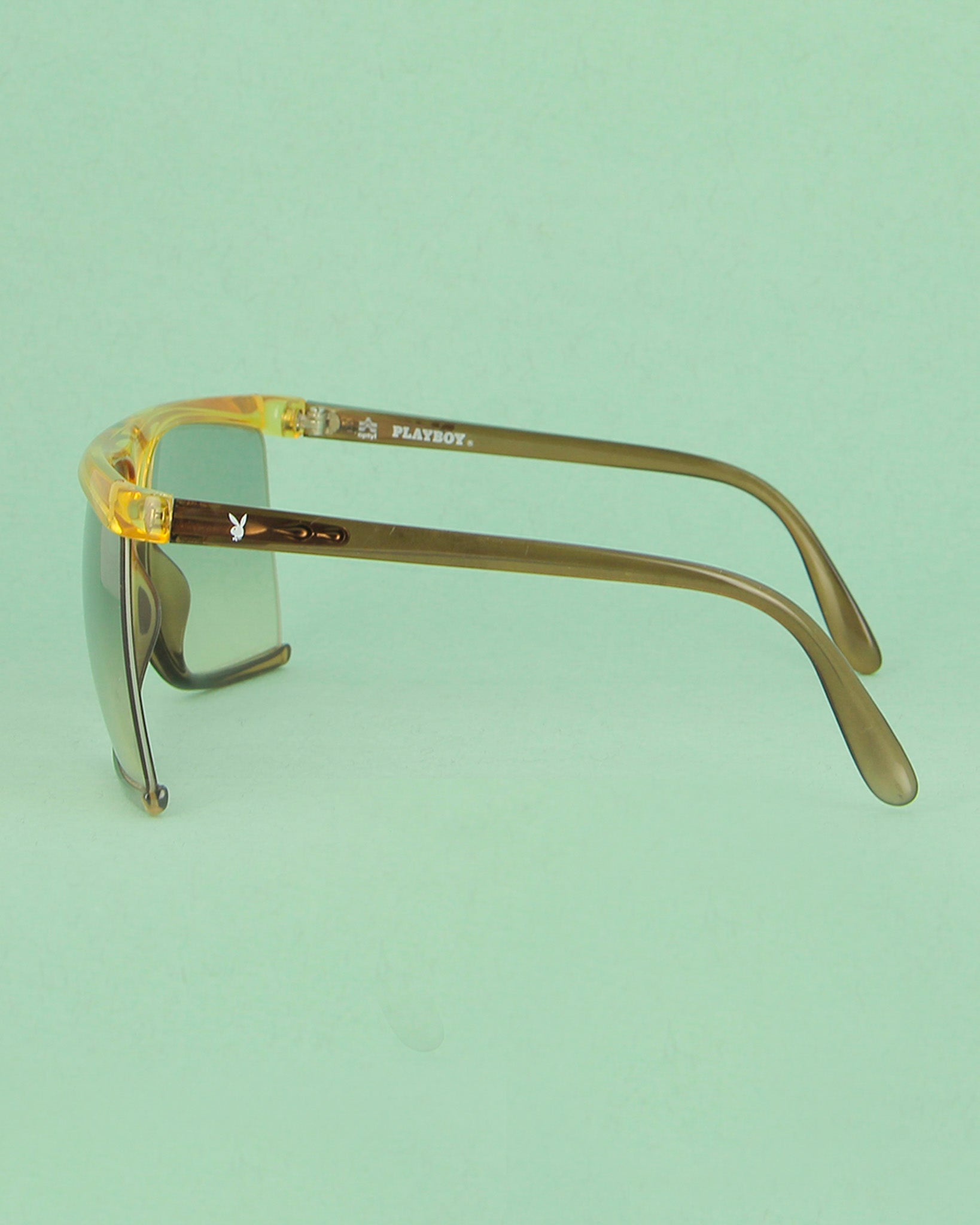 Playboy Optyl lunettes de soleil masque jaune ambré