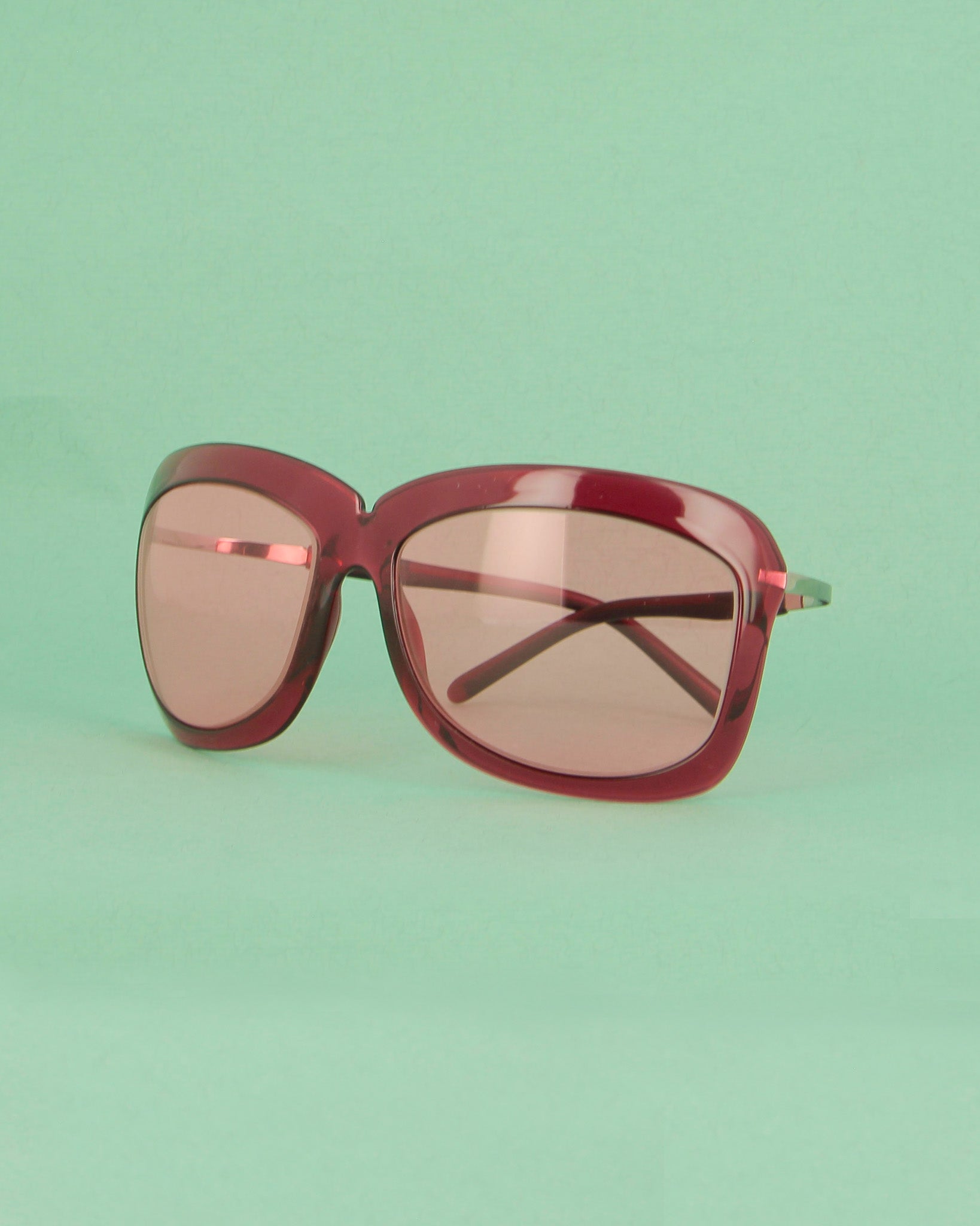 Silhouette Pink lunettes de soleil bordeaux