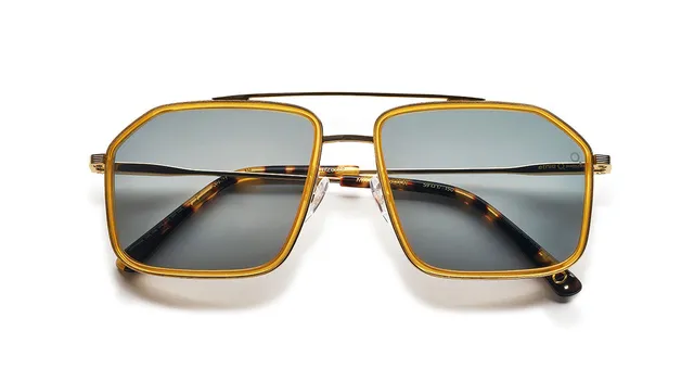 Etnia Barcelona Mitte 2 lunettes de soleil doré calibre 59