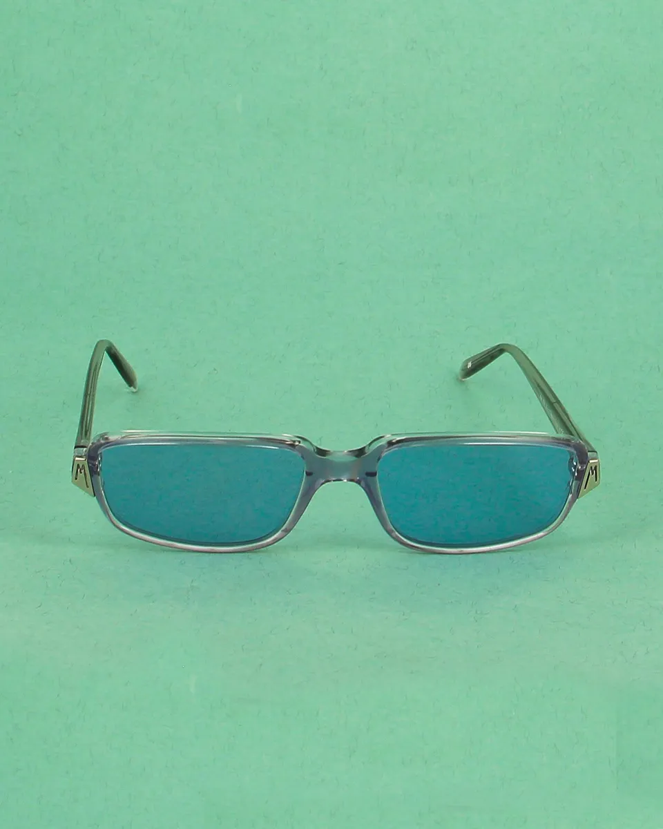 Claude Montana 8501 lunettes ovales acétate violet irisé