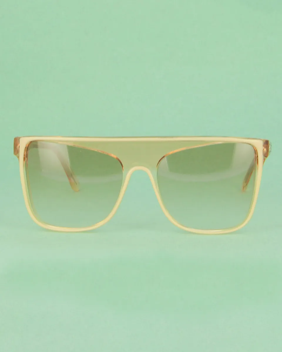 Pierre Daniel Regina lunettes de vue oversize ivoire