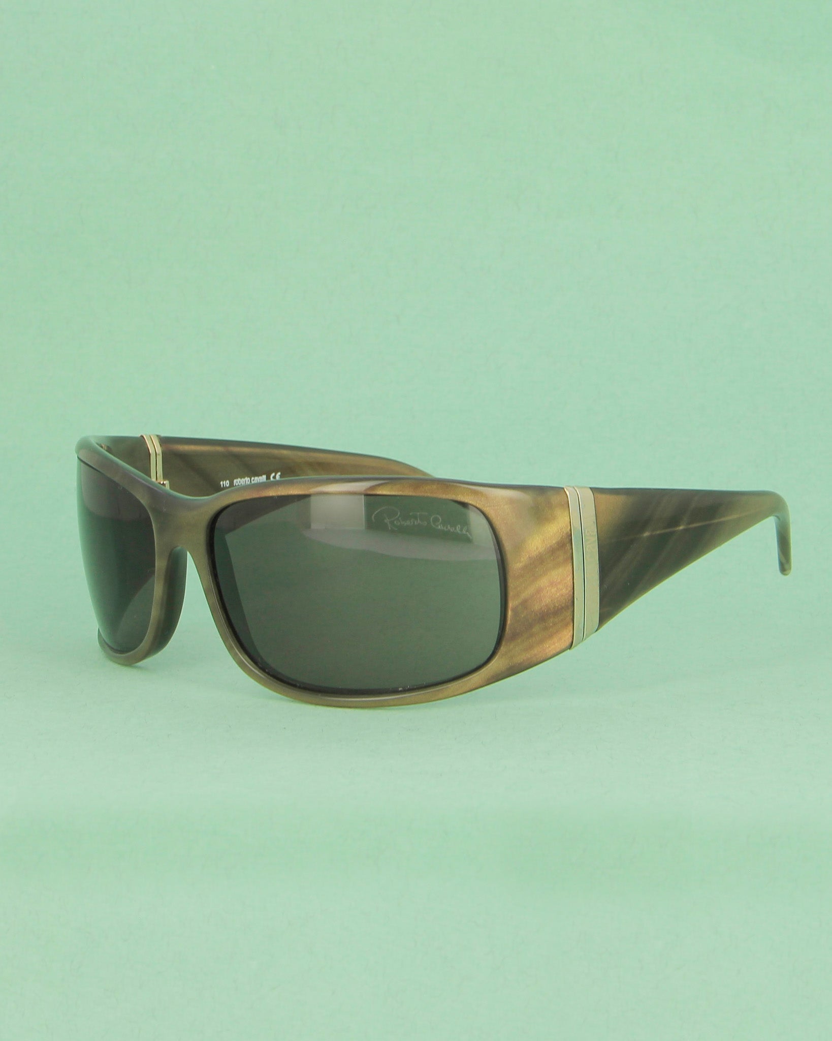 Roberto Cavalli 227S lunettes de soleil masque gris