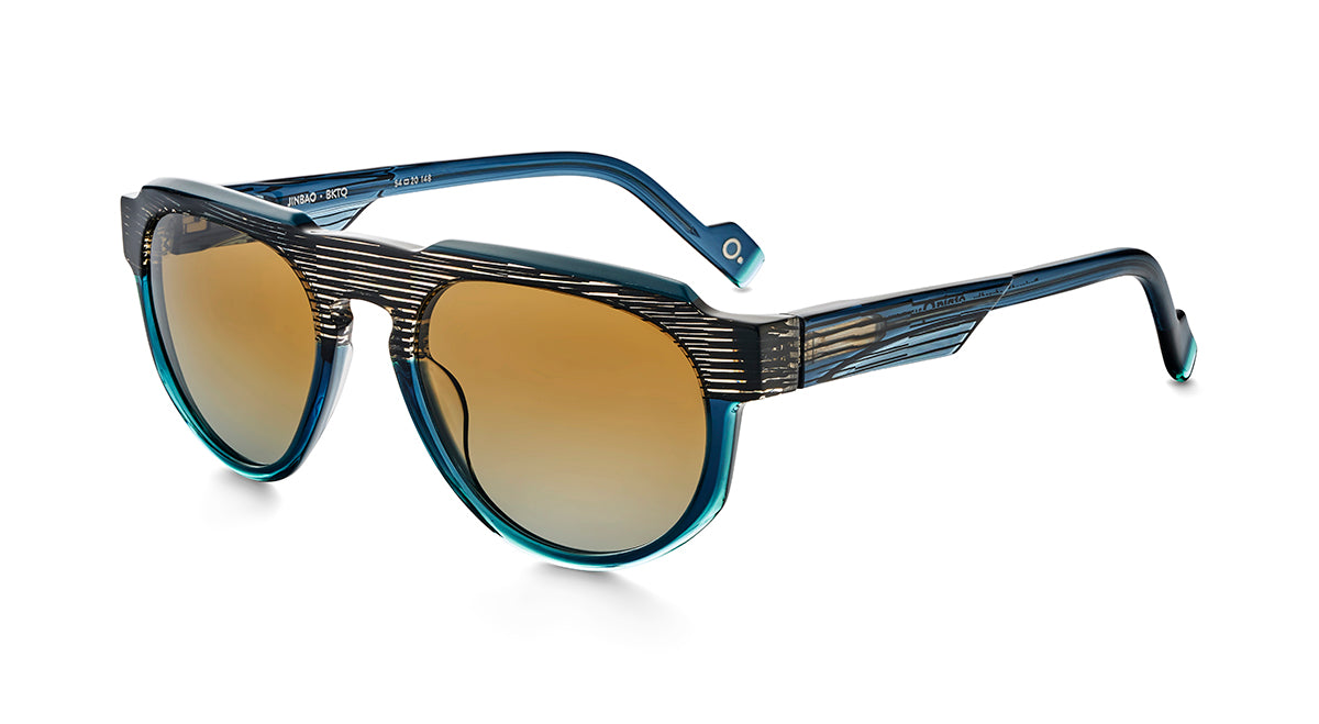 Etnia Barcelona Jinbao lunettes de soleil BK/TQ photochromique