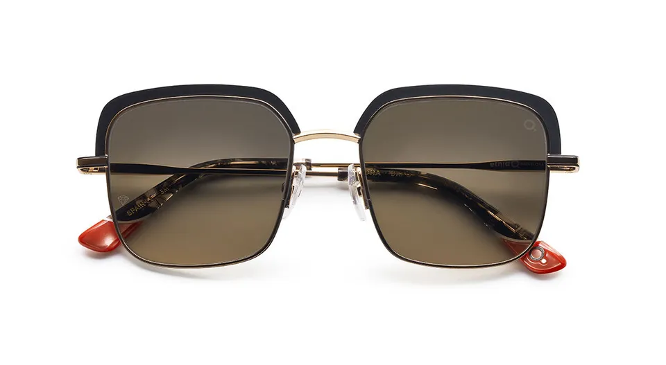 Etnia Barcelona Dora Sun lunettes de soleil BK/PG dégradées