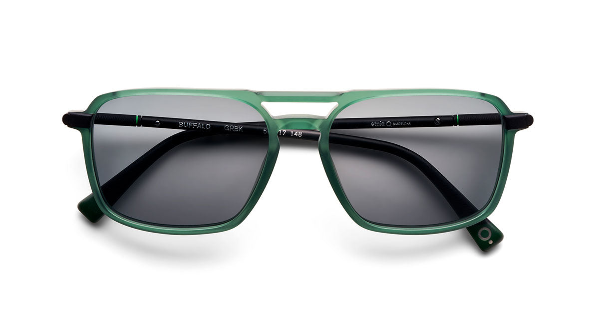 Etnia Barcelona BUFFALO lunettes de soleil 56 polarisé BK/GD