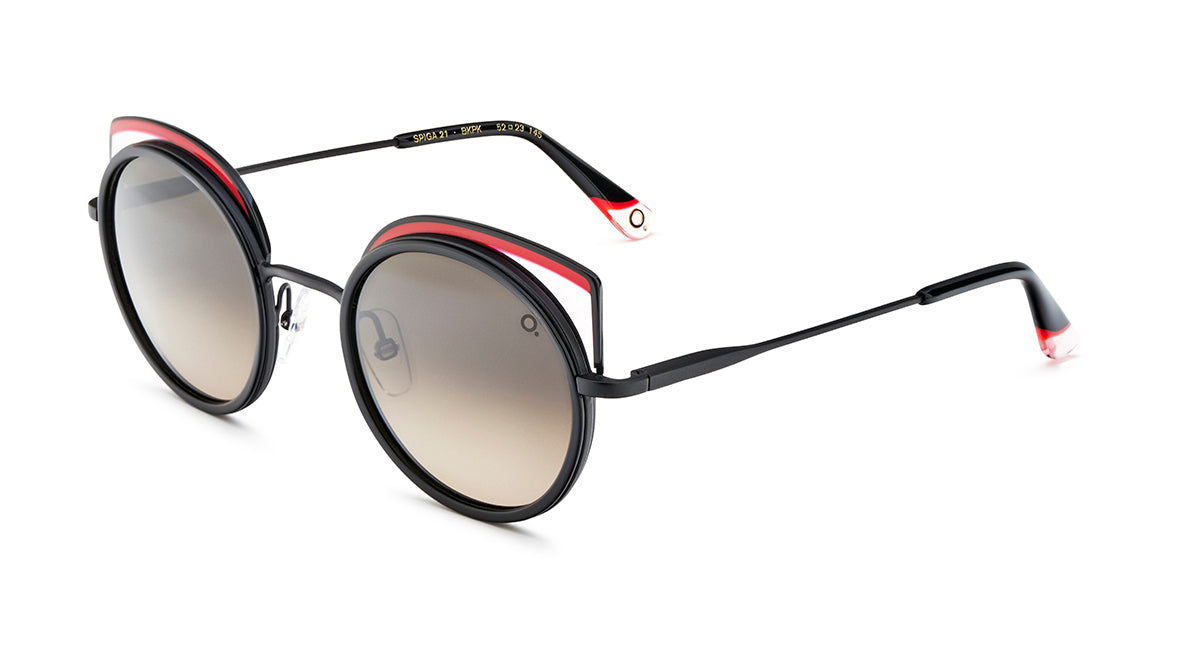 Etnia Barcelona Spiga 21 Sun lunettes de soleil BK/PK 52 phot
