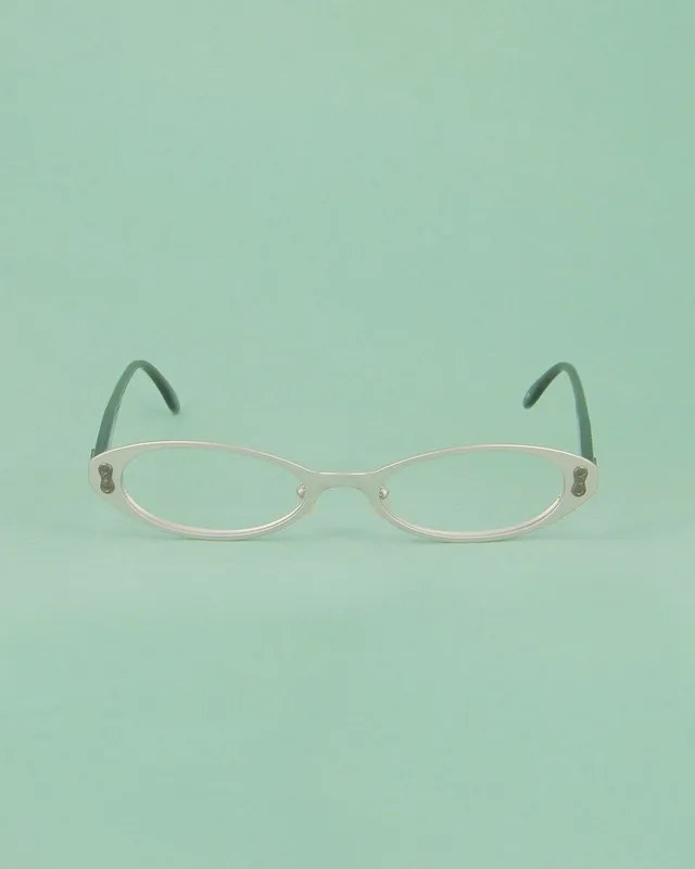 BOZ Anais lunettes de vue argentées ovales métal