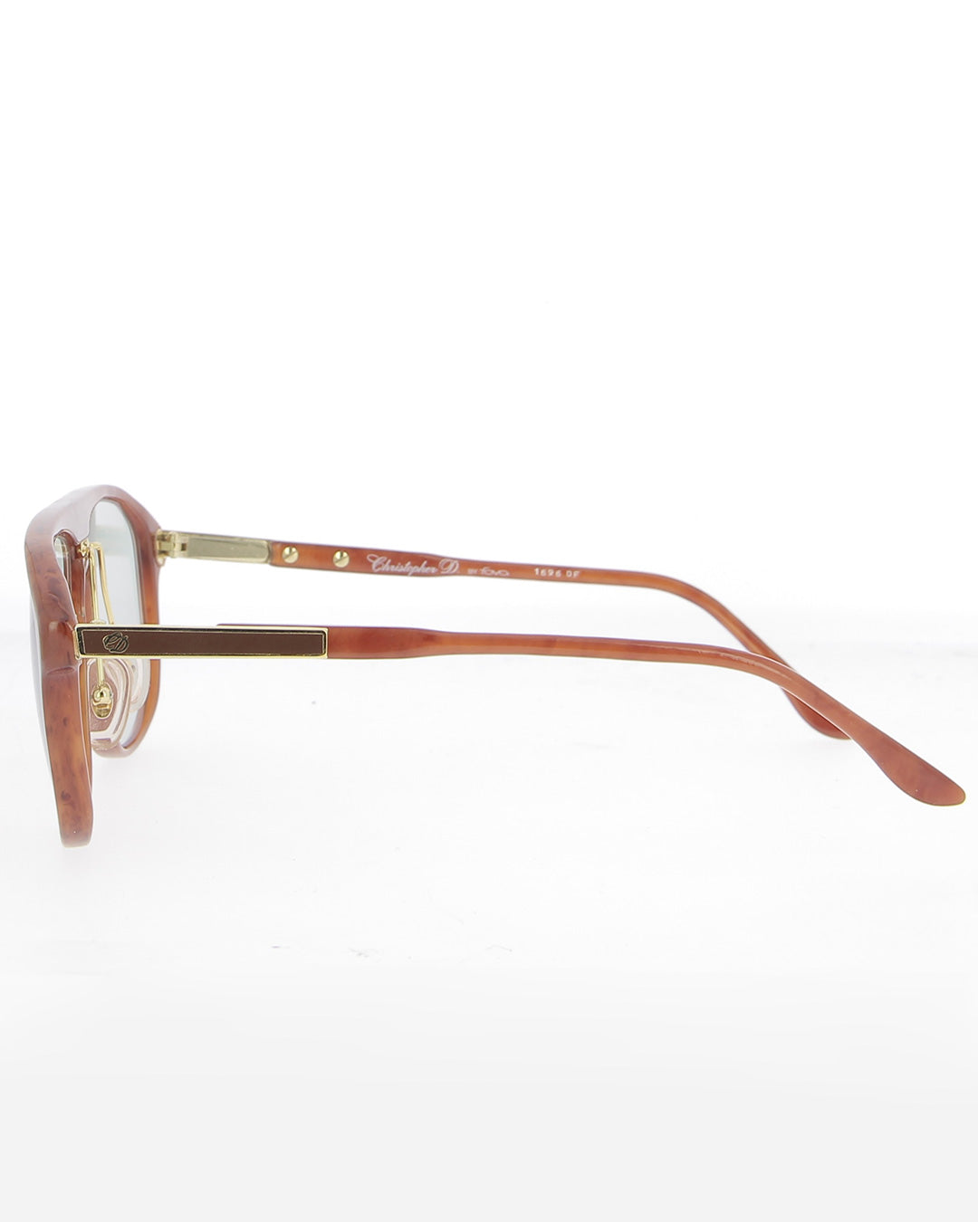 Christopher D 1969 lunettes pilote Transitions émeraude dégradé
