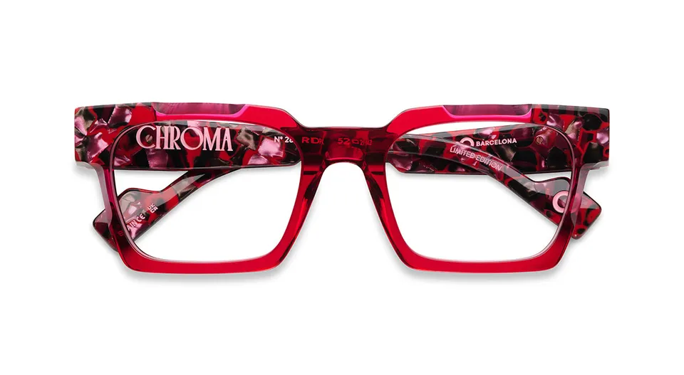 Etnia Barcelona Chroma N28 lunettes de vue RD/PK calibre 52