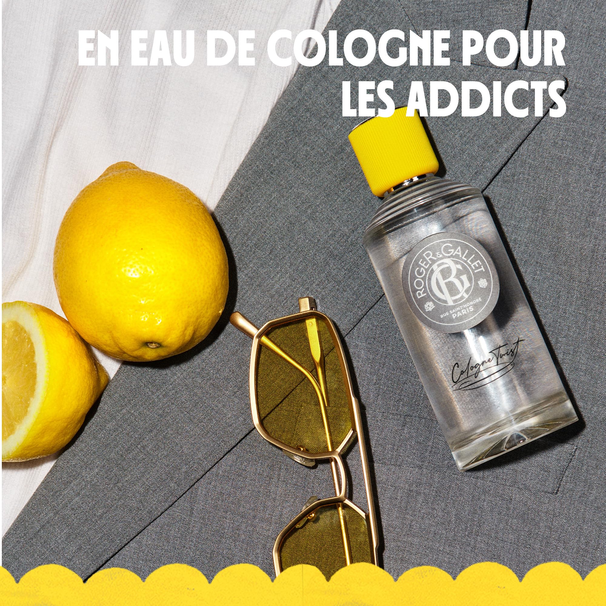 Roger&Gallet Cologne Twist pain de rasage 100g citron bergamote