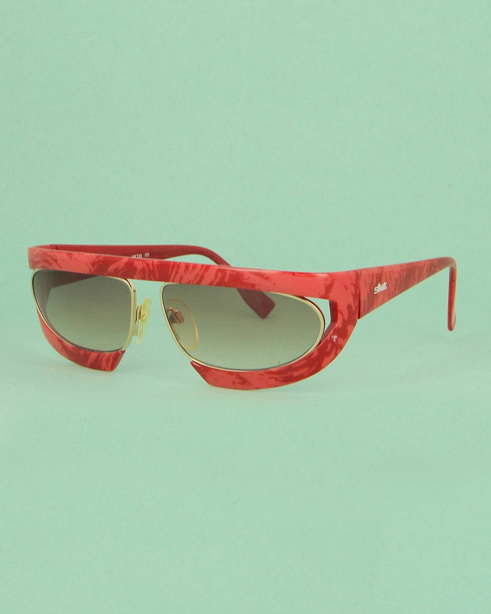 Silhouette M8020 R lunettes de soleil vintage rouge