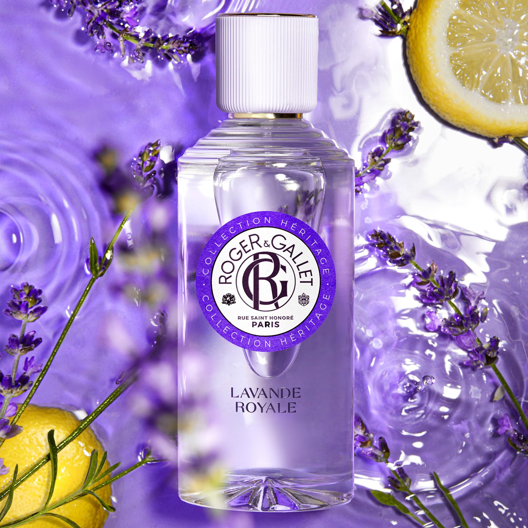 Roger&Gallet Lavande Royale eau parfumée 100ml cèdre