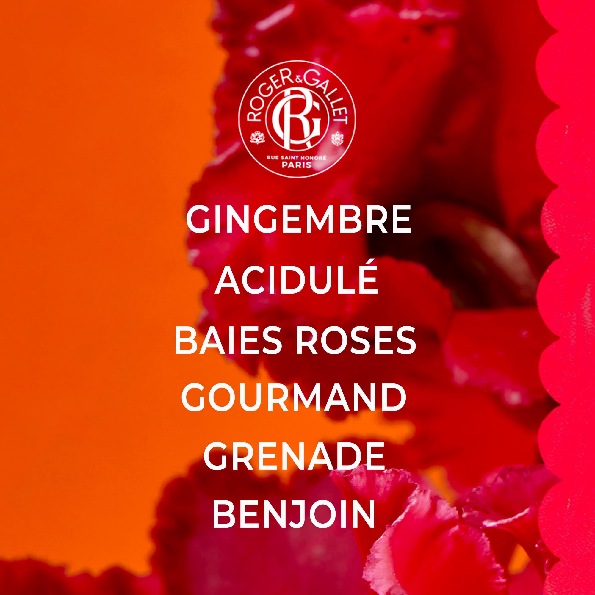 Roger & Gallet Gingembre Rouge coffret eau 100 ml + bougie