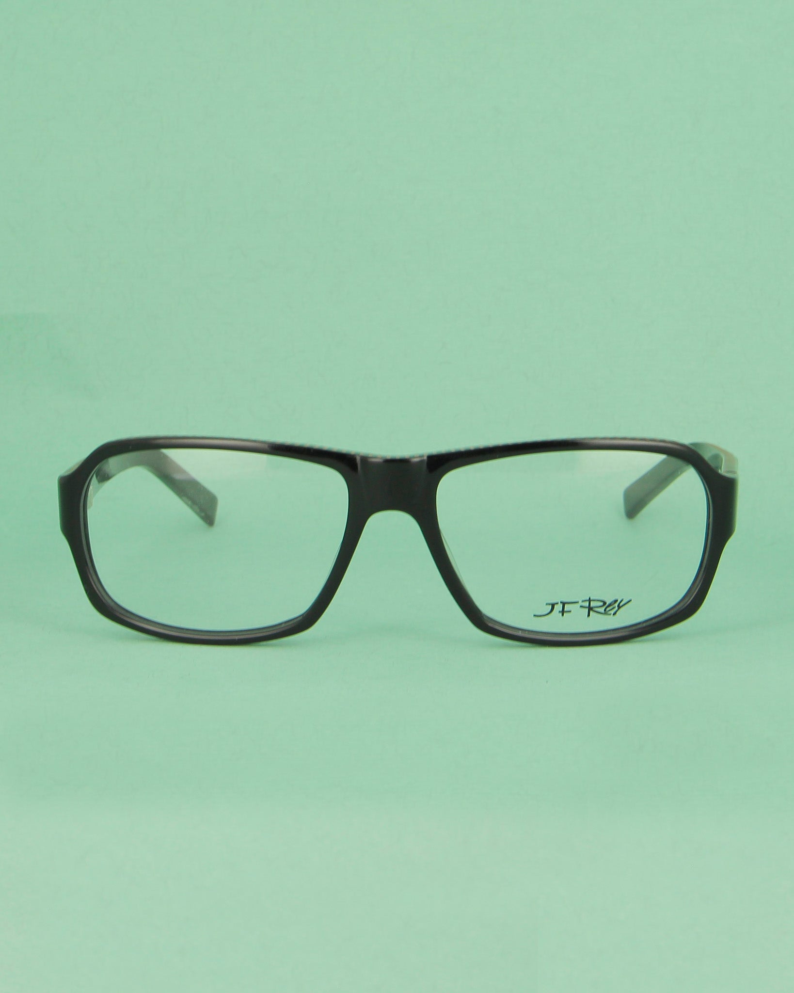Jean-François Rey J1246 lunettes rectangulaires acétate noir
