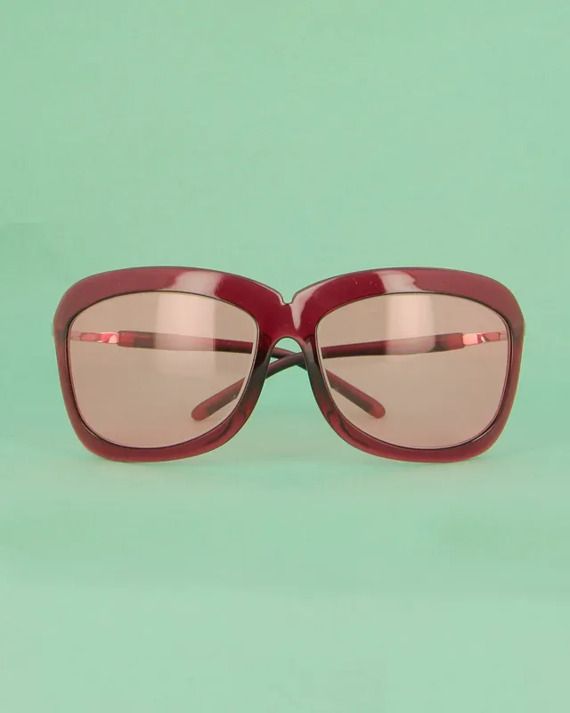 Silhouette Pink lunettes de soleil bordeaux
