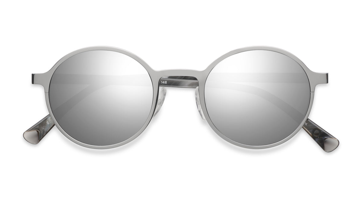 Etnia Barcelona Yokohama 2 Silver lunettes de soleil SL miroir 49