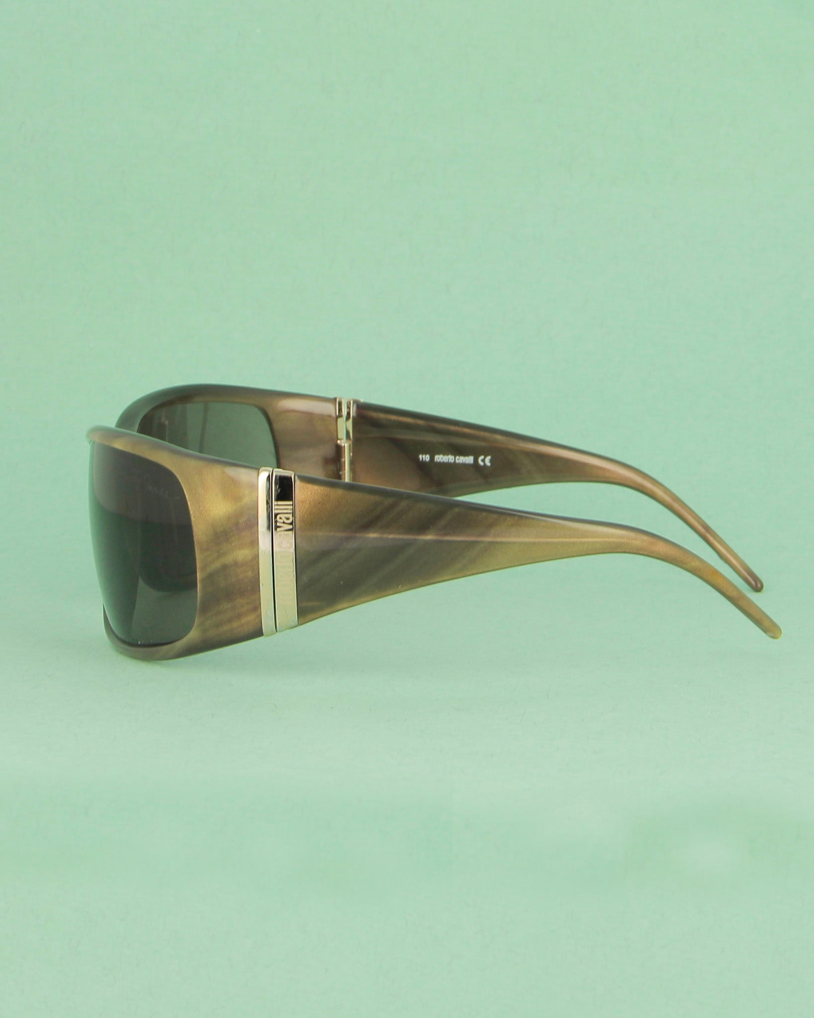 Roberto Cavalli 227S lunettes de soleil masque gris