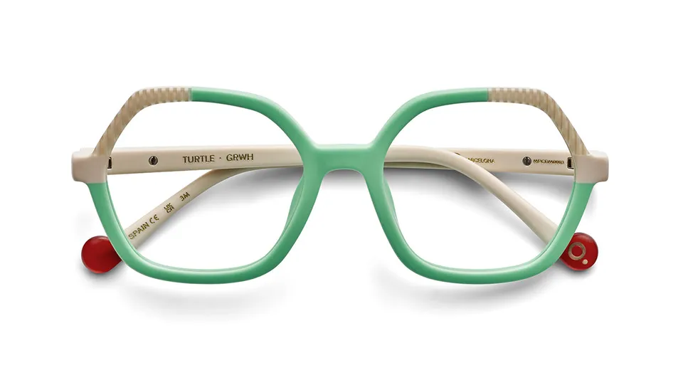 Etnia Barcelona Turtle lunettes enfant GR/WH S 47 regard