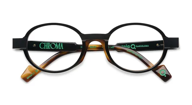 Etnia Barcelona Chroma N43 lunettes de vue noir BK calibre 48