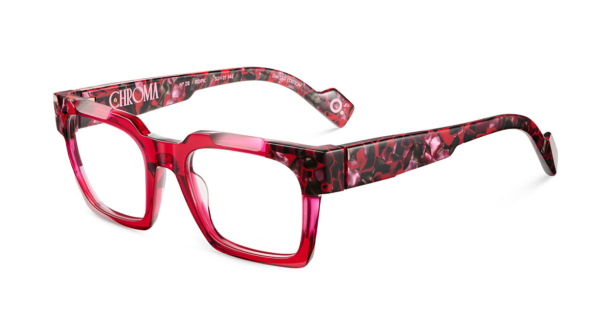 Etnia Barcelona Chroma N28 lunettes de vue RD/PK calibre 52