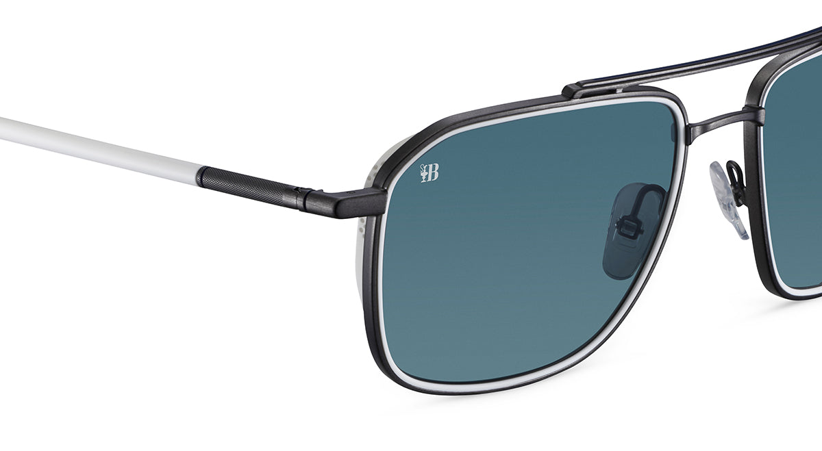 Etnia Barcelona Munger Moss C.A. lunettes de soleil blanc polarisé 57