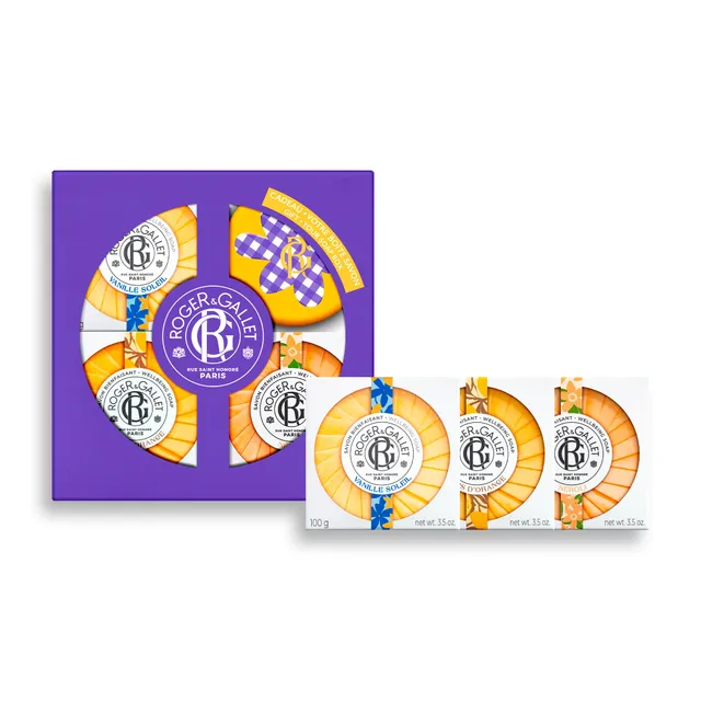 Roger&Gallet Coffret 3 savons solides parfumés 3x100g