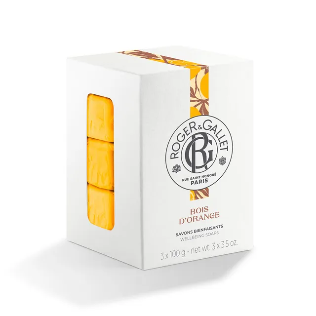 Roger & Gallet Bois d'Orange Savon 3 x 100 g Végétal