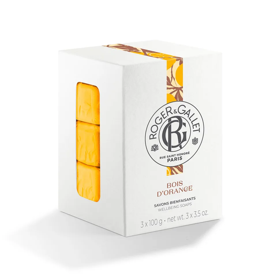Roger & Gallet Bois d'Orange Savon 3 x 100 g Végétal