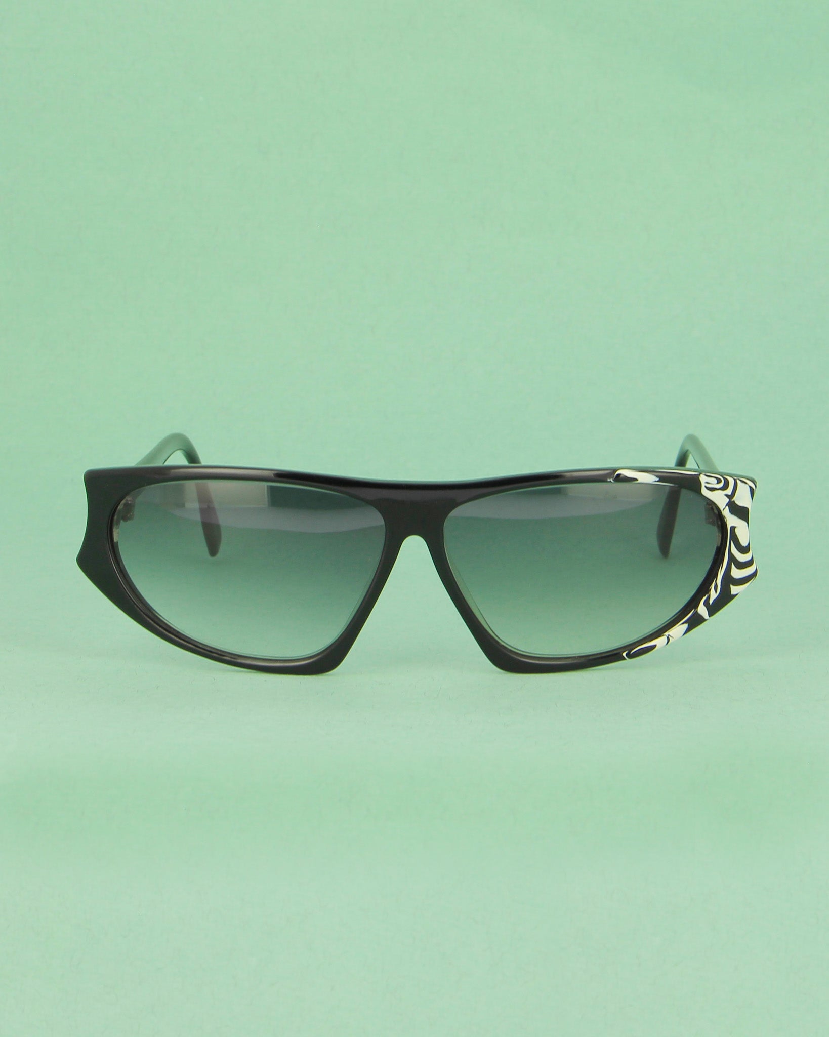 Silhouette Mask lunettes de soleil noir et blanc femme