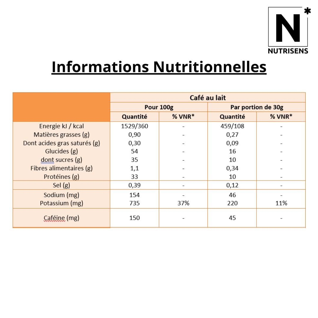 Nutrisens Fortesens boisson protéinée café 7x30g