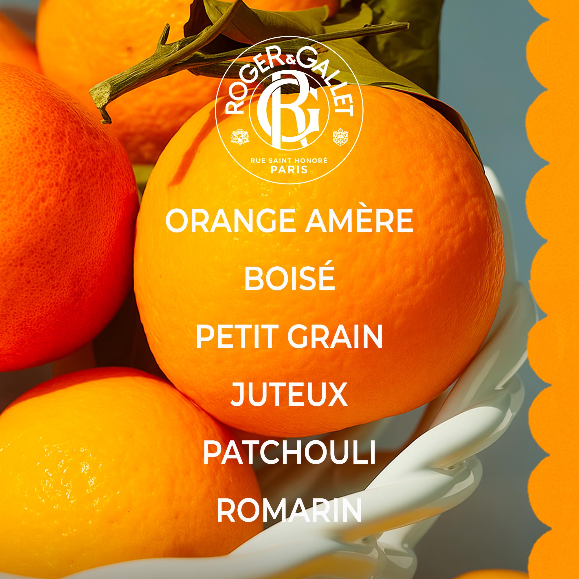 Roger&Gallet Bois d'Orange eau parfumée boisée 100 ml