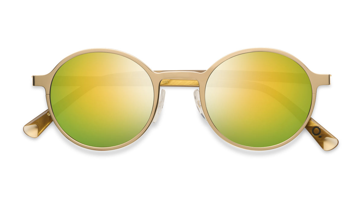 Etnia Barcelona Yokohama 2 Golden lunettes de soleil GD calibre 49