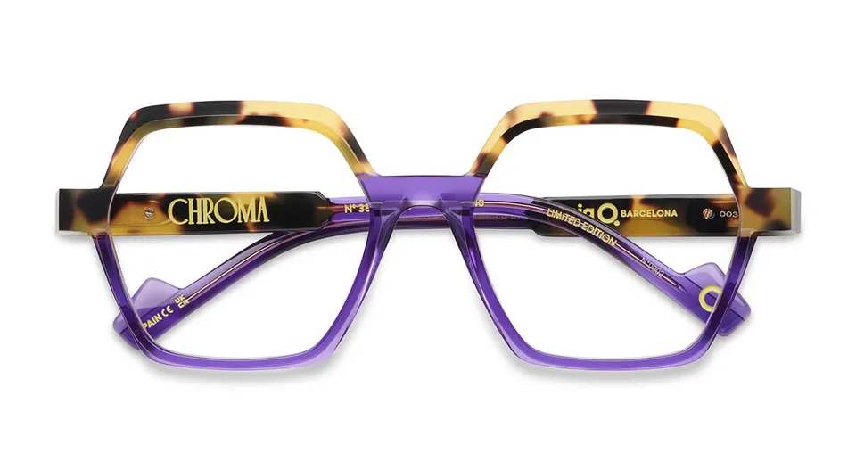 Etnia Barcelona Chroma N38 lunettes de vue HV/PU calibre 53