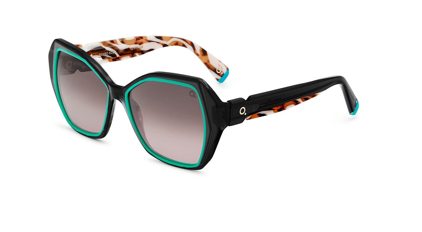 Etnia Barcelona Mambo No.8 SUN lunettes de soleil BK/TQ 54