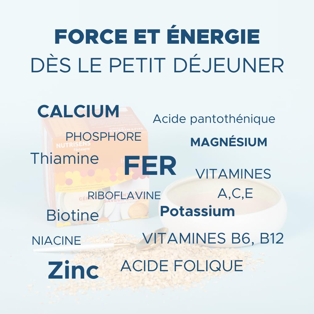 Nutrisens Porridge Protéiné Biscuit Céréales 50g Riche en Protéines