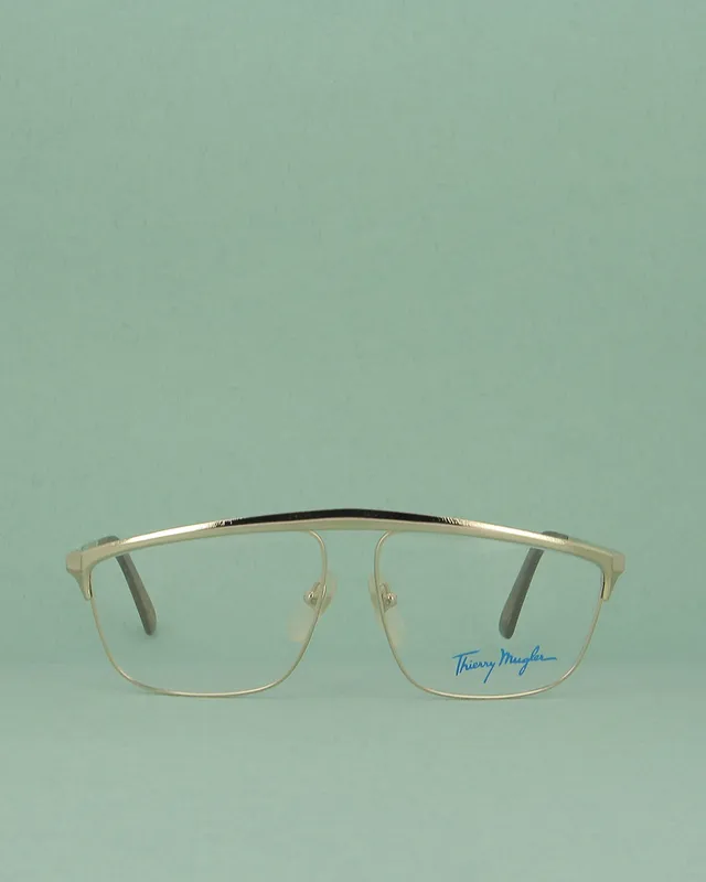 Thierry Mugler TM25 lunettes de vue rectangle doré